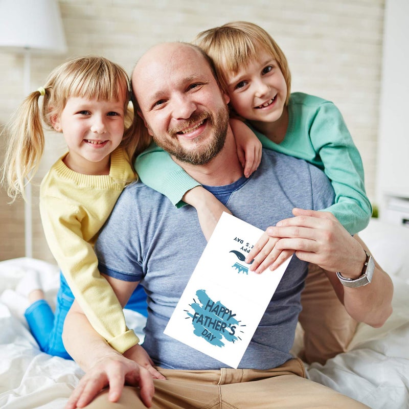 TUPARKA 36 Pack Father's Day Greeting Cards with Envelopes, 6 Assorted Unique Designs for Father's Day - Image 5